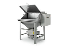 Bag Break Station with Vacuum Line Distribution Box for Pneumatic Takeaway