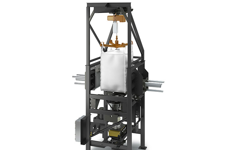 Bulk Bag Unloader with Bag Conditioner