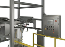 Bulk Bag Discharger Frame-mounted Hoise Controls