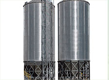 High Capacity Corrugated Storage Silos