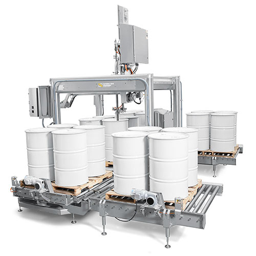 Cantilevered Liquid Drum Filling System